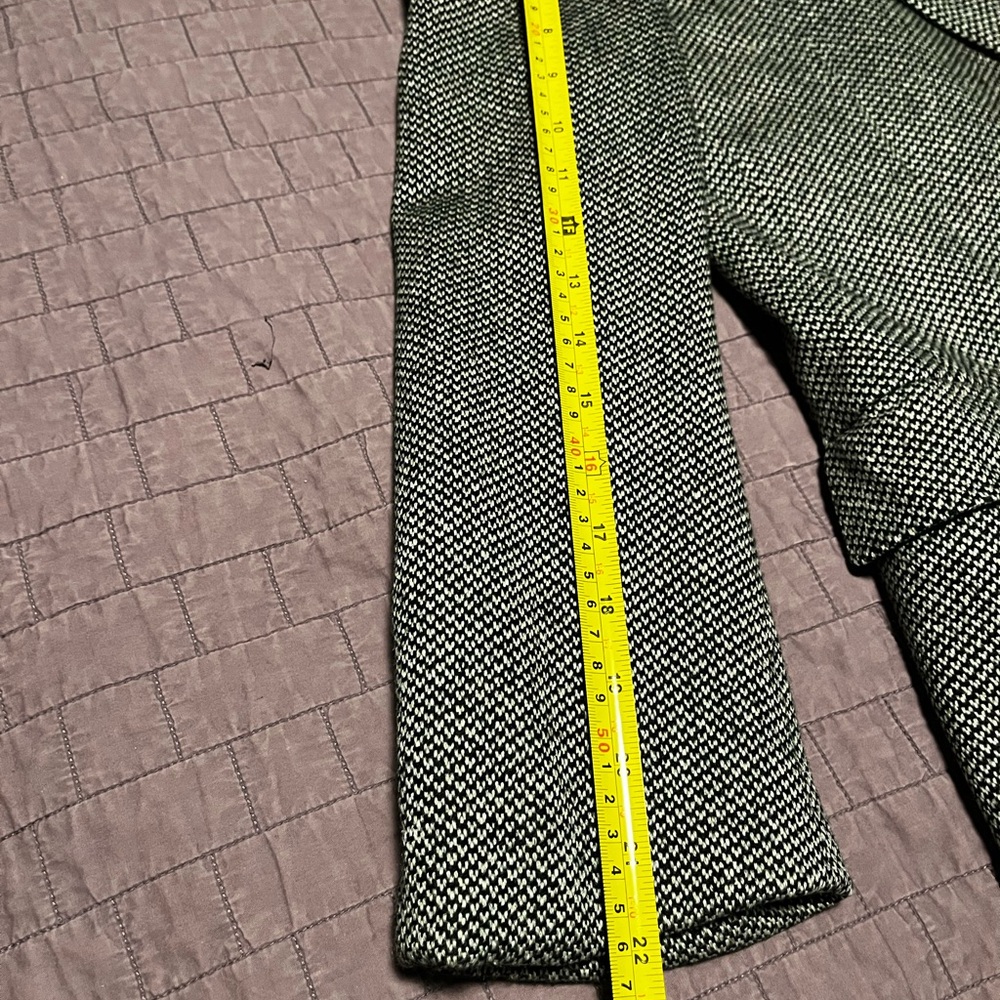 🤑3 for $12 🤑BARGAIN ALERT! $5 Vintage Men's Black and White Tweed Blazer - Picture 8 of 14